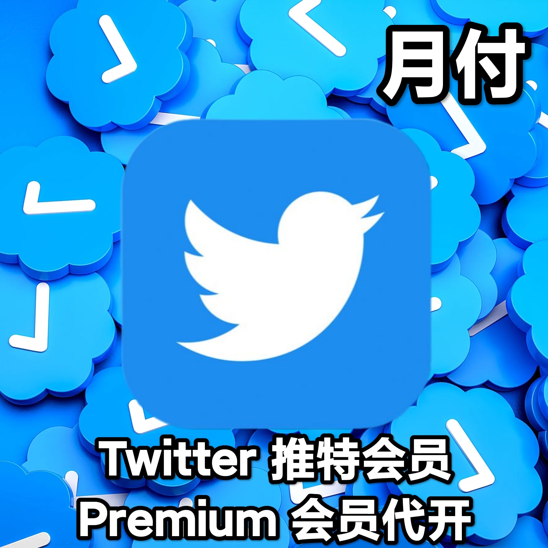 Twitter 推特会员 Premium代开（月付）