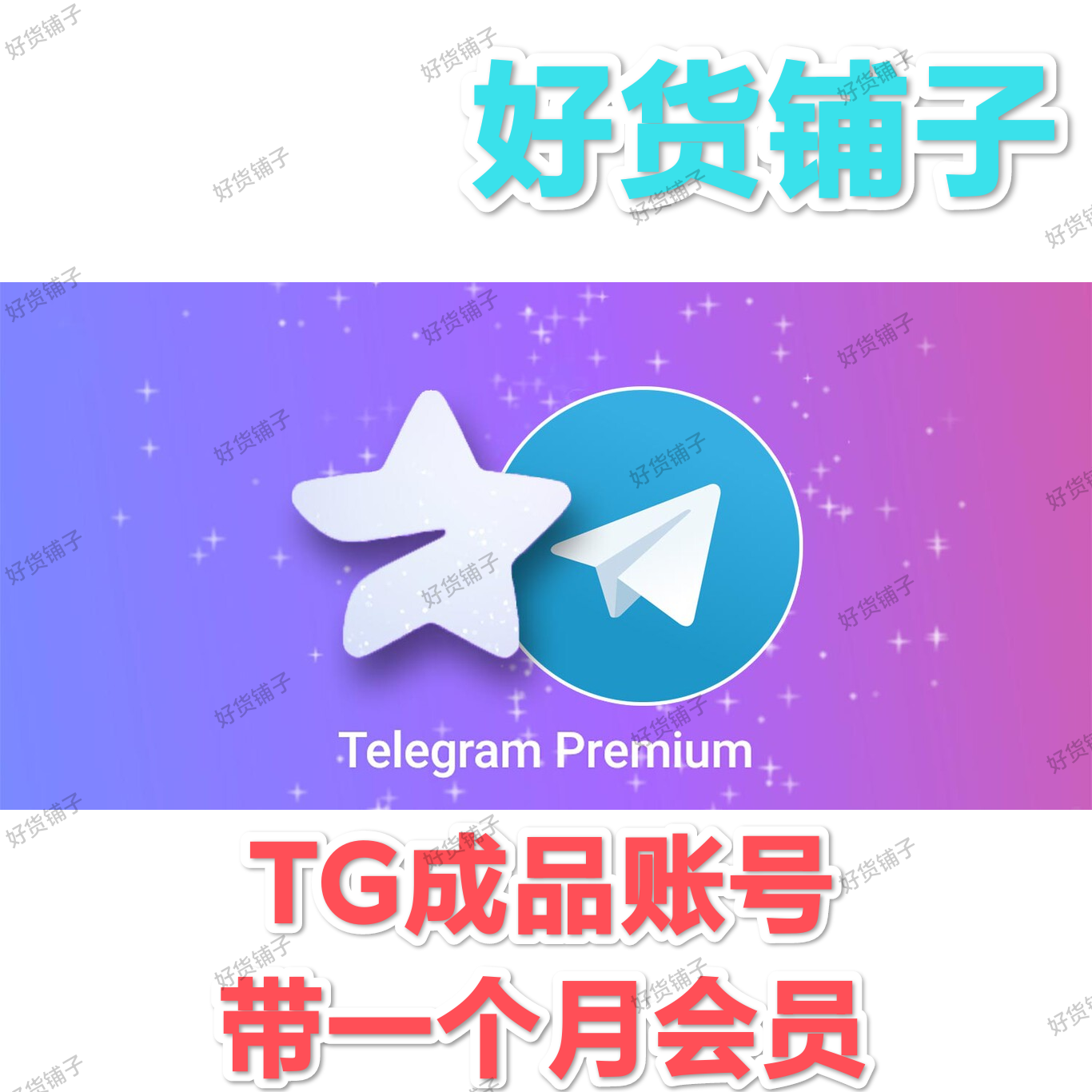 TG成品账号带1个月Telegram Premium会员
