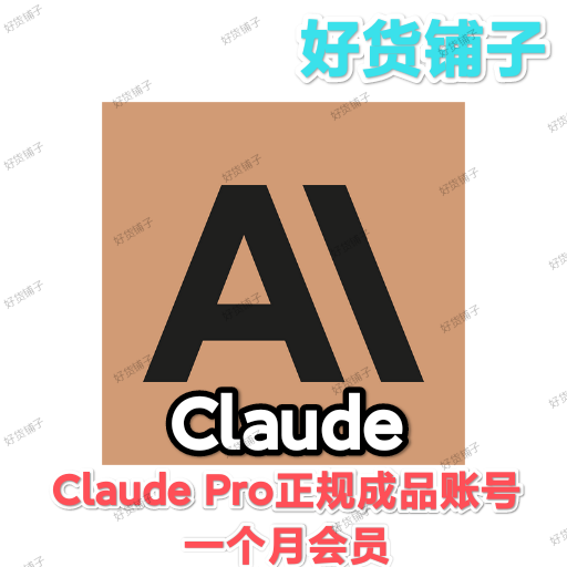 Claude Pro 一个月会员成品账号（正规卡充值）